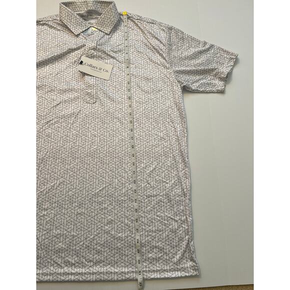 Collars & Co. Semi-Spread Collar Short-Sleeve Polo - Picture 6 of 9